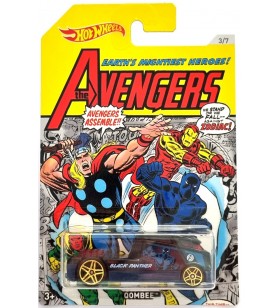 Hot Wheels Avengers No3 Black Panther Qombee